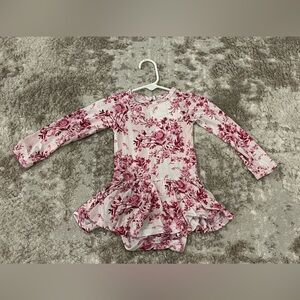Floral Pink Kids One Piece